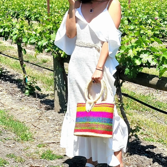 Beautiful white zara dress - Picture 6 of 6